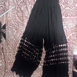 Elegant Black Lace Women's Romper